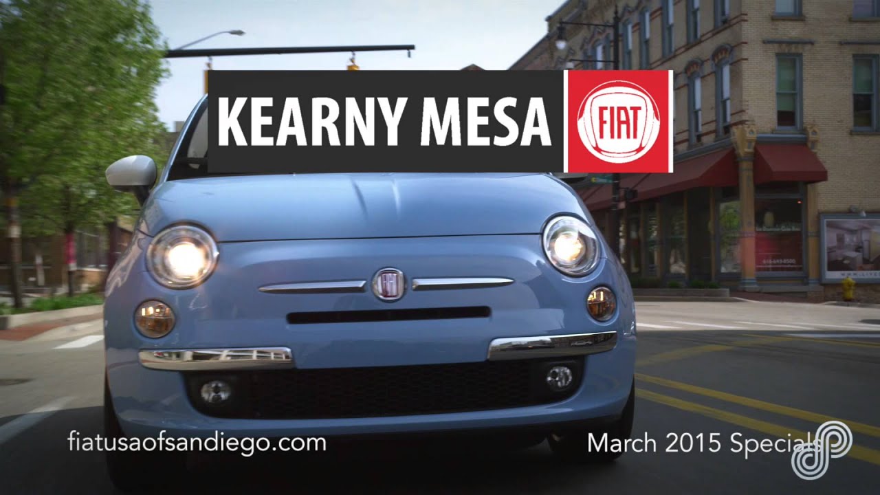 2015 FIAT 500e Lease Offer Kearny Mesa FIAT 3/15