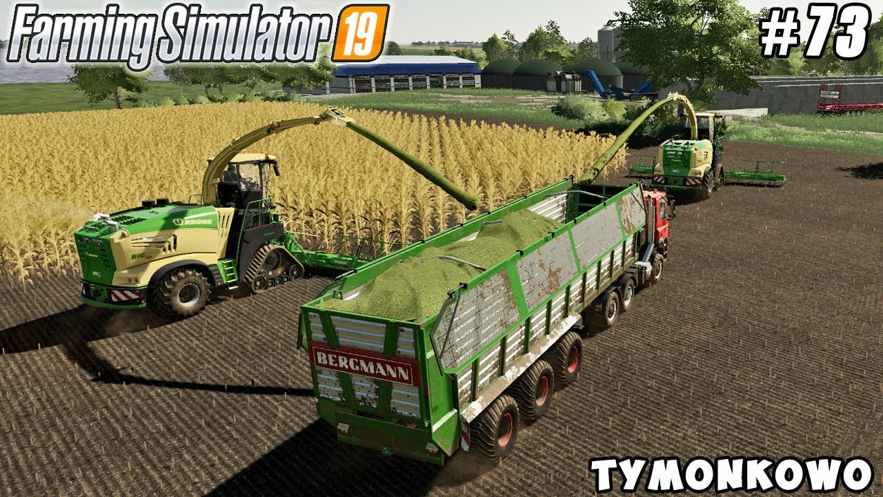 Chopping corn w/ two KRONE BiG X 1180 forage harvesters | Tymonkowo | Farming simulator 19 | ep #73