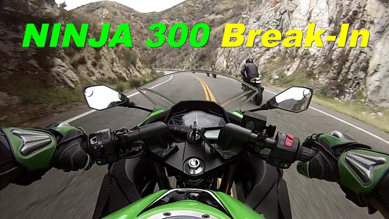 2013 Kawasaki NINJA 300 & GoPro Hero 3 - The Break-In Process Part 2 of 2