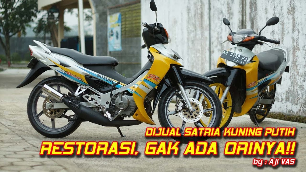 Dijual Satria Hiu Kuning Putih (Restorasi) || Aji VAS