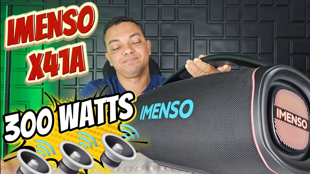 Testei a nova X41A de 300 watts. TOCA ALTO DEMAIS 🫨🫨