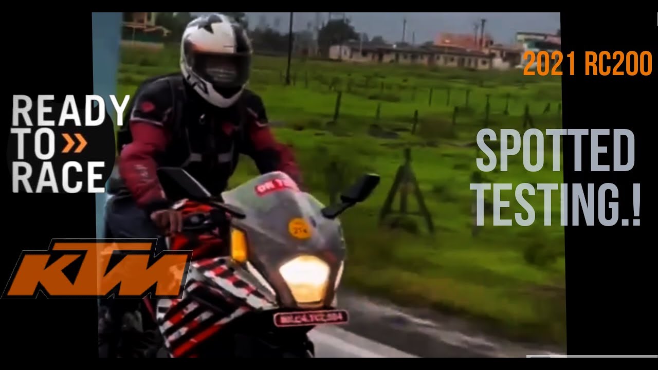 KTM RC200 | 2021 |Spotted testing | Furious Moto