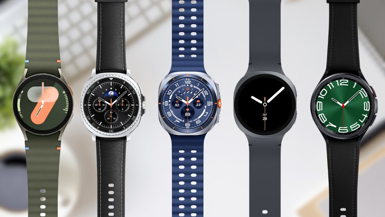 Galaxy watch Ultra Vs Watch 8 Classic Vs Watch 8 Vs Watch 7 Vs Watch 6 Classic - Comparison Video !