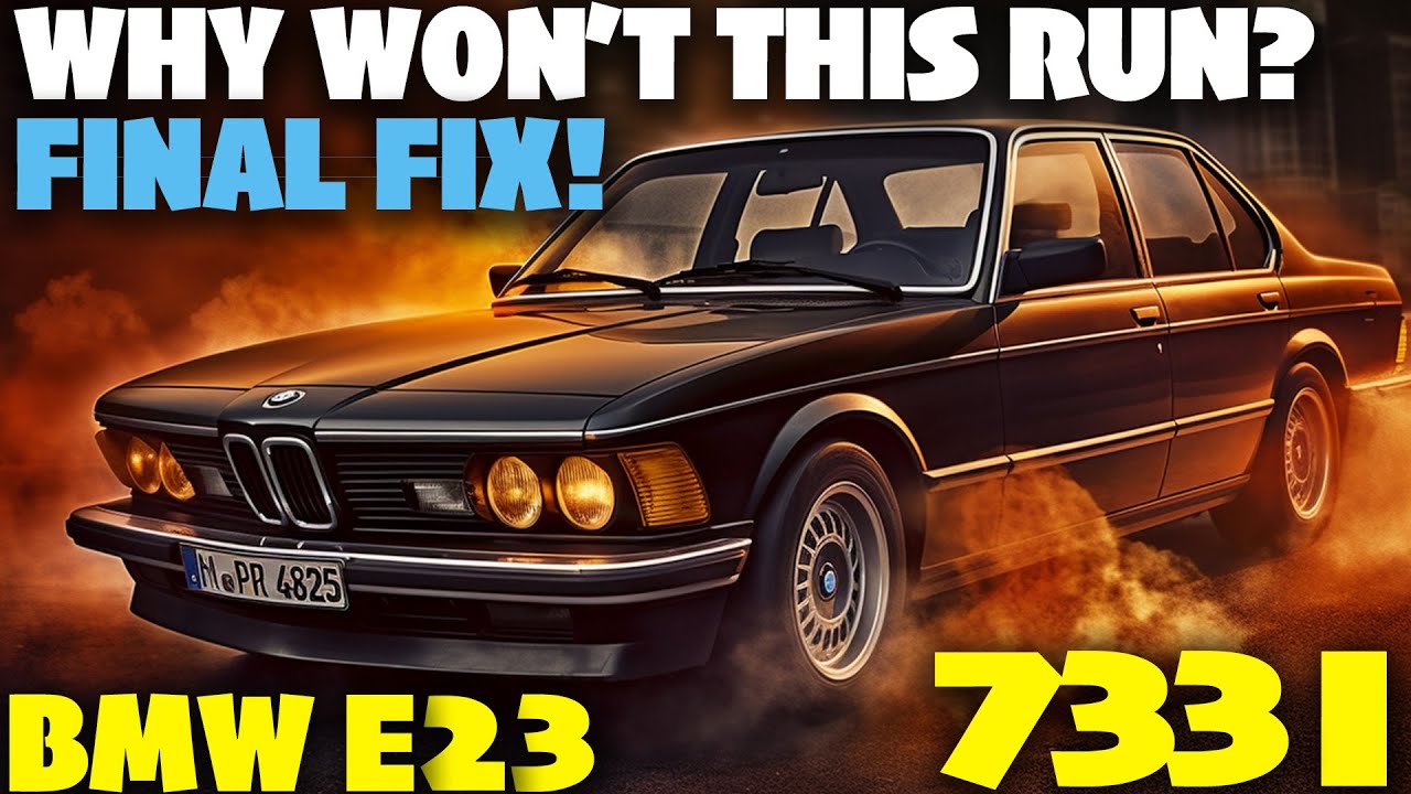 Idiot Figures it out! 20 cent part fixed The E23 733i. IT RUNS!