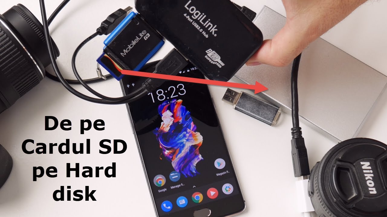 ÎN VACANTĂ - copiere de pe card sau telefon direct pe hard extern, FĂRĂ LAPTOP