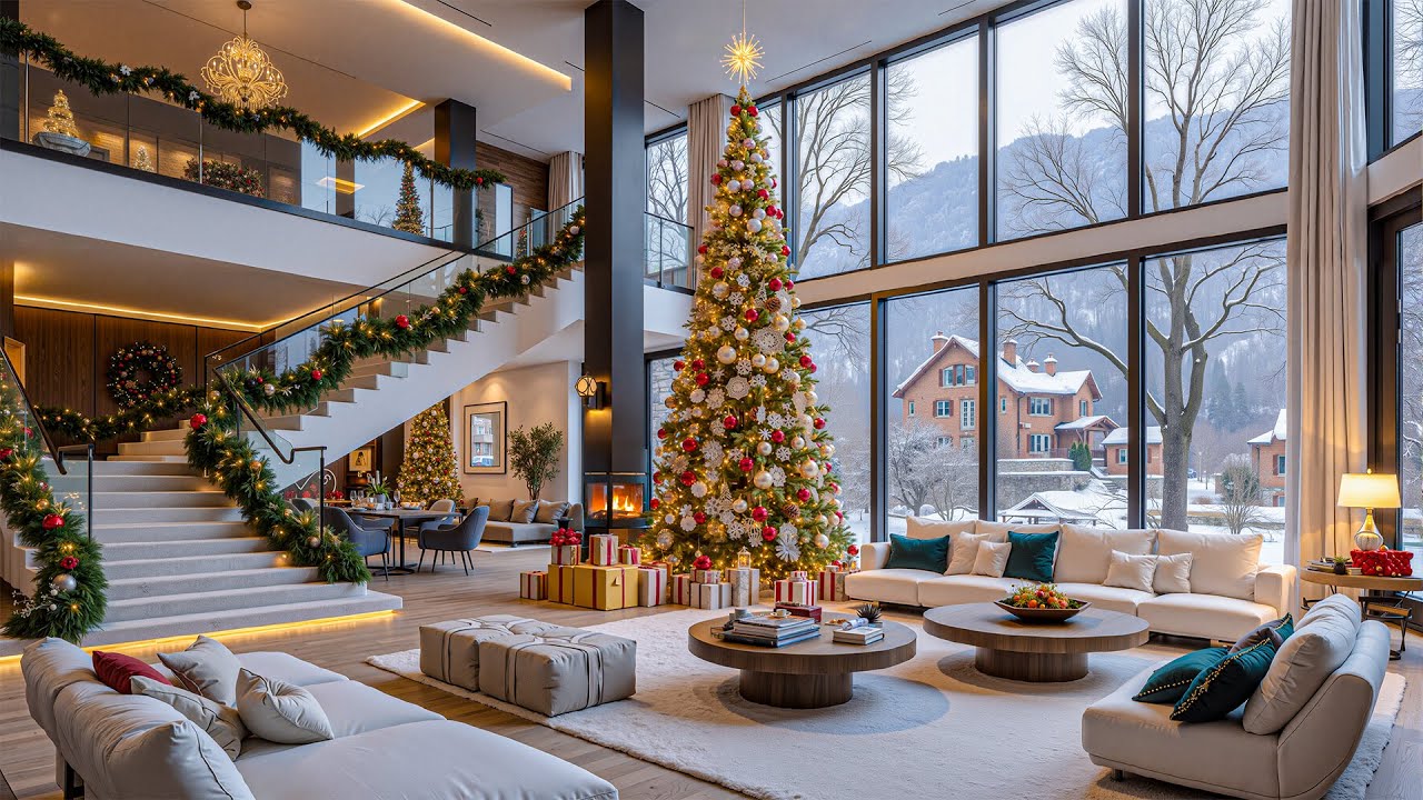 Winter Jazz Tunes With A Peaceful Christmas Atmosphere - Sweet Jazz Music On A Cozy Snowy Day