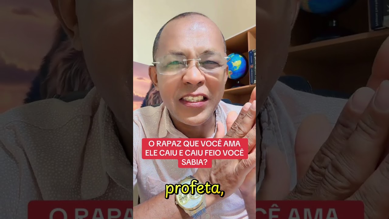 O rapaz que você ama ele caiu e caiu força porque
