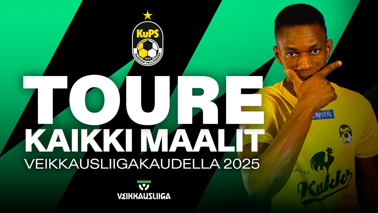 Mohamed Toure -  kaikki maalit kaudelta 2025 | Veikkausliiga