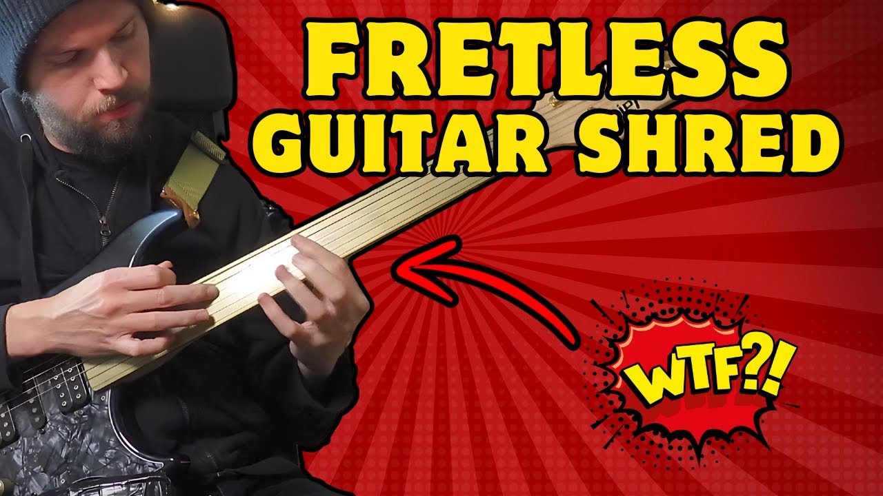 FRETLESS GUITAR + PENTATONICS = ??? | Jam of the Month October 2022