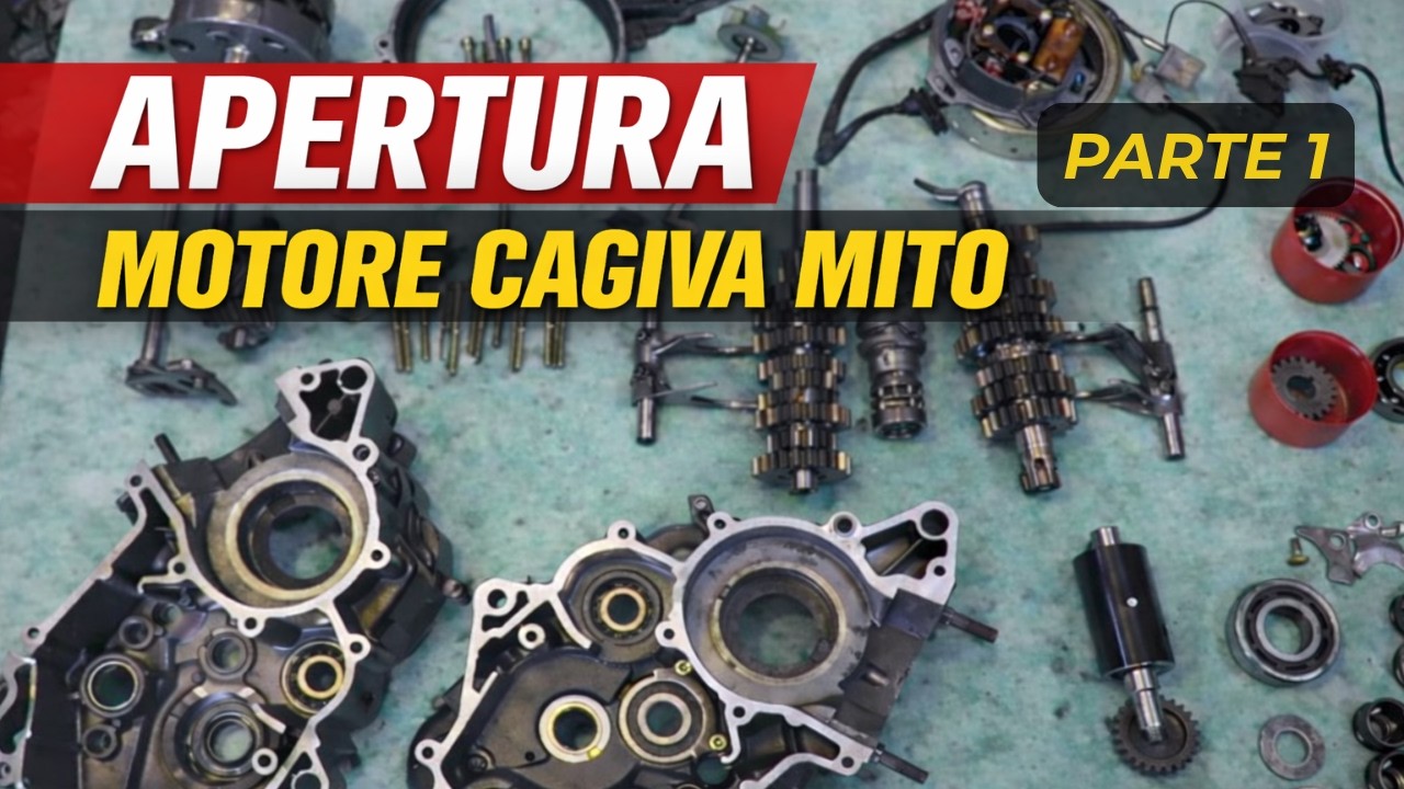Tutorial DETTAGLIATO apertura motore Cagiva Mito 125 - parte 1