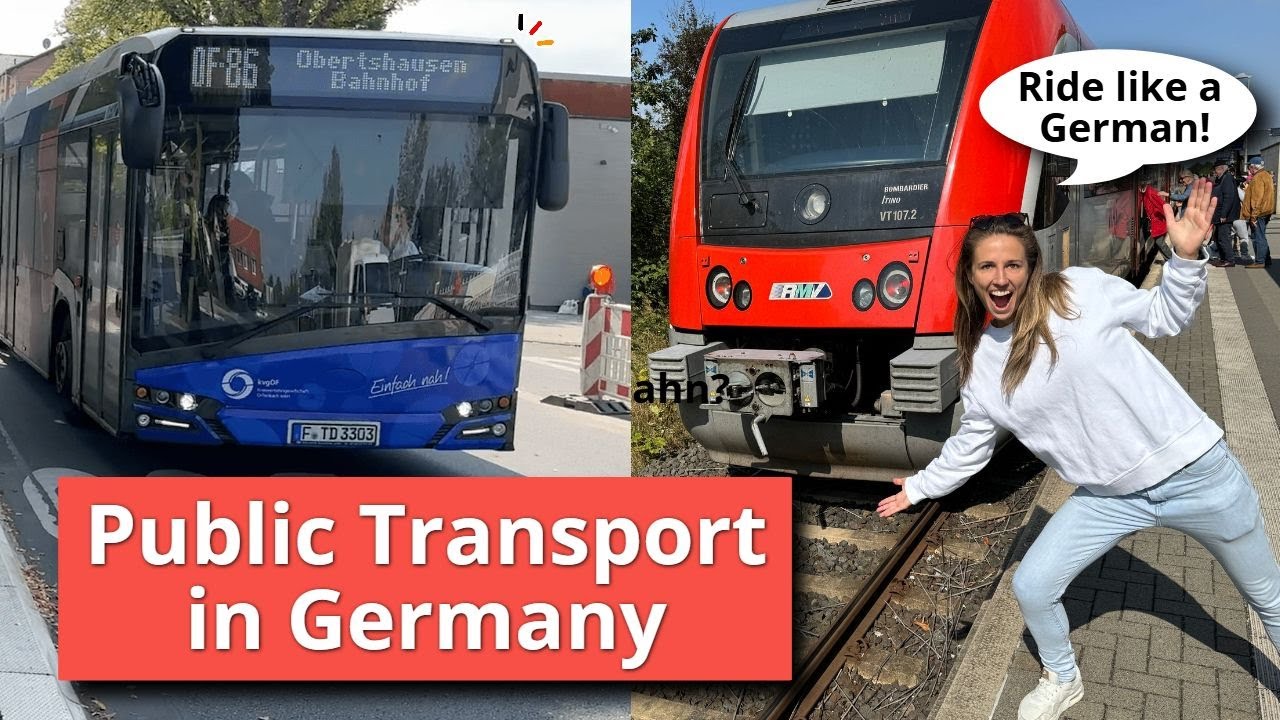 Public Transport in German — Easy Word Guide 🇩🇪