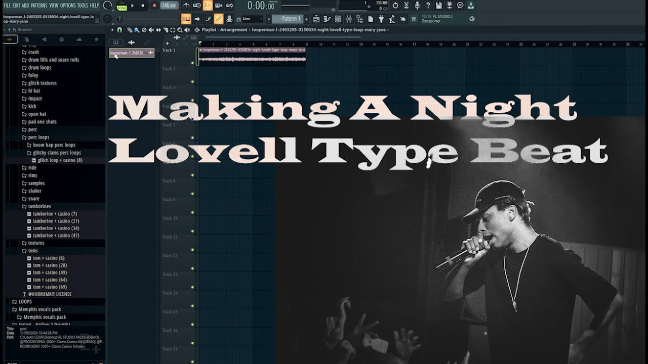Making A Night Lovell Type Beat | Fl Studio Cookup
