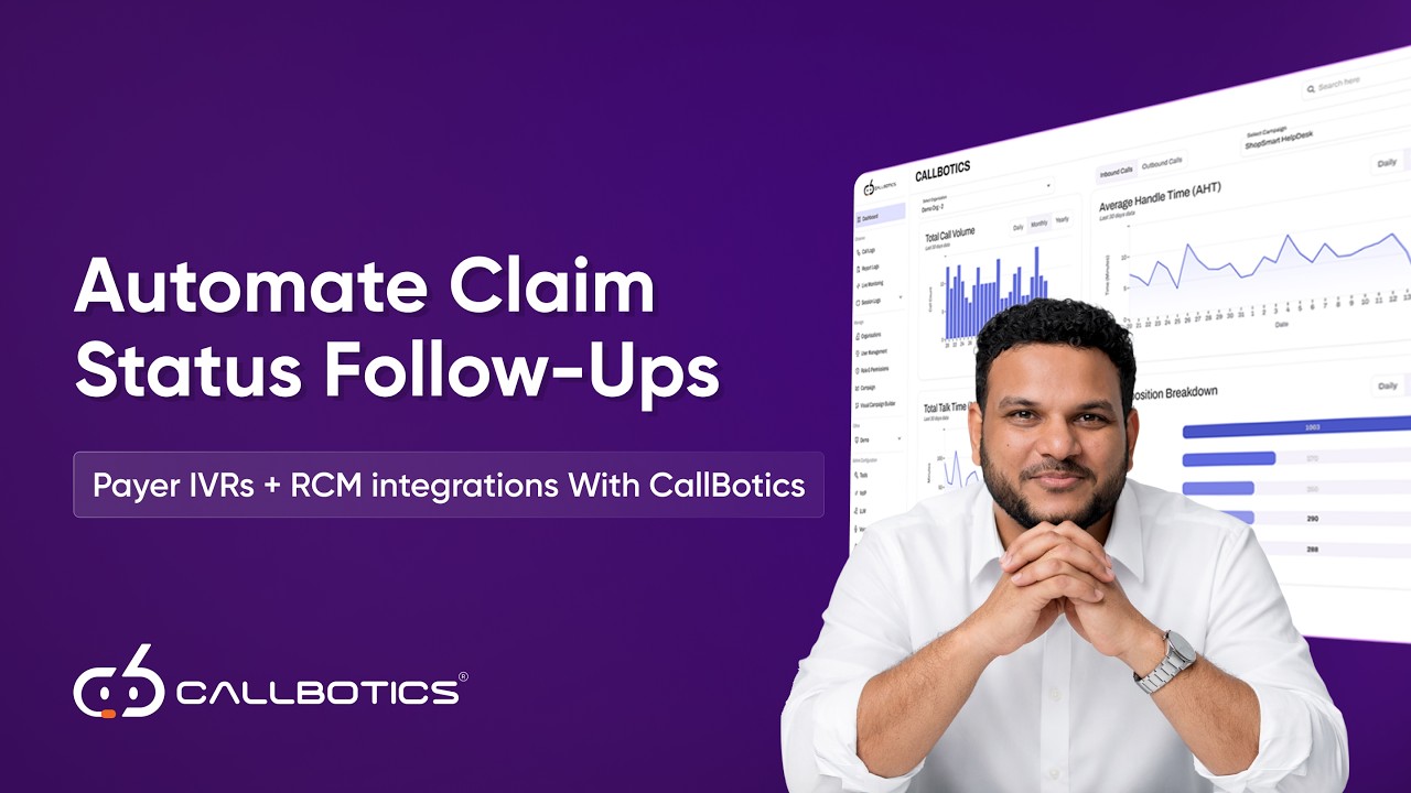 Healthcare RCM in Action: AI Voice Agent for AR Follow-Ups and Denials | CallBotics