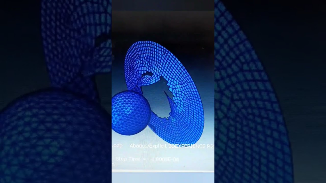 Impact test using Abaqus 