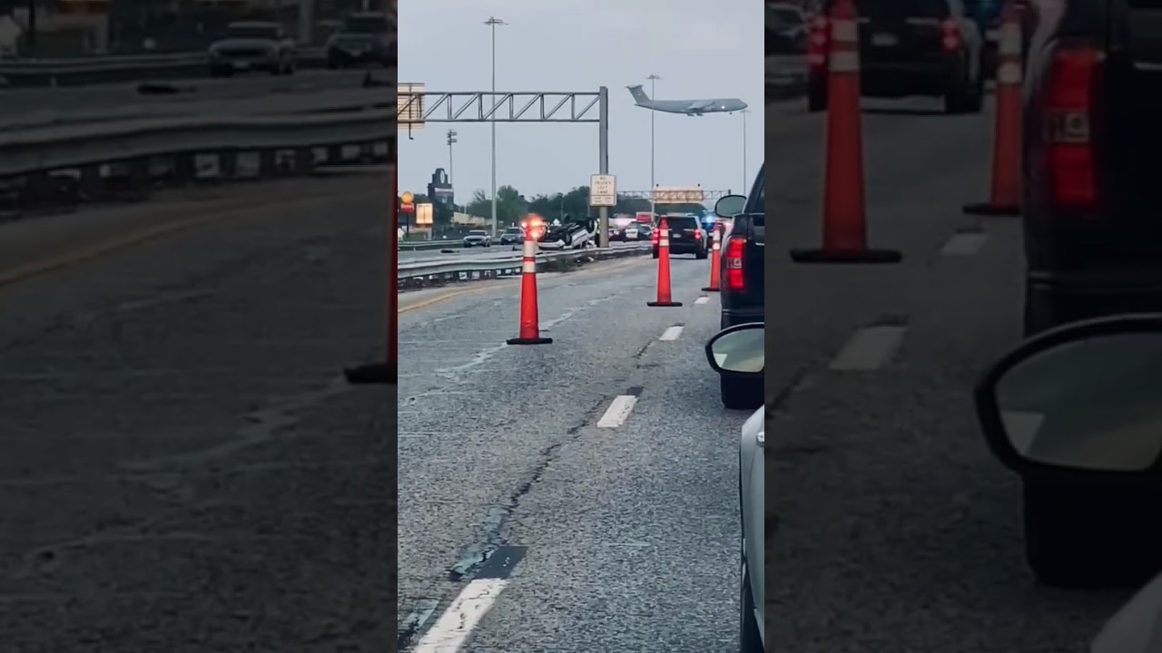 It was this close 🤏😮🤯 #shorts #short #plane #usa #crash #viralvideo #car #planes