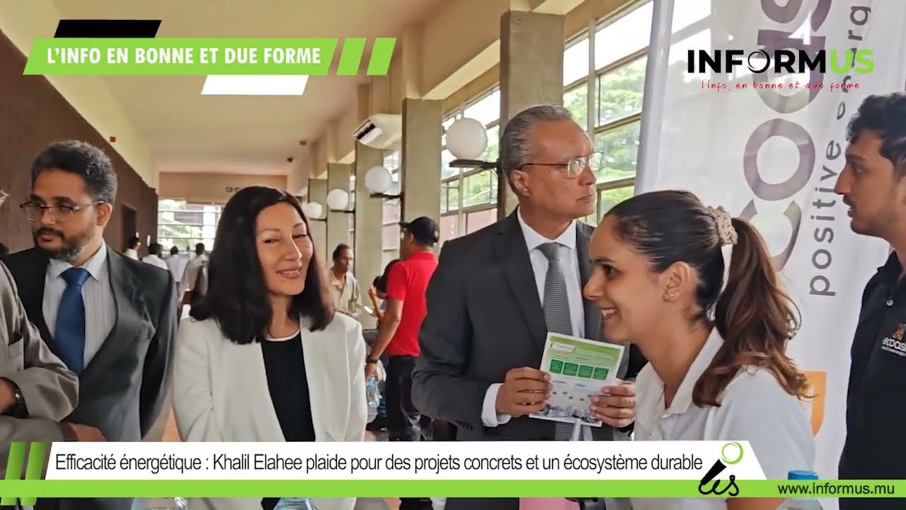 Efficacité énergétique : Khalil Elahee plaide pour des projets concrets et un écosystème durable