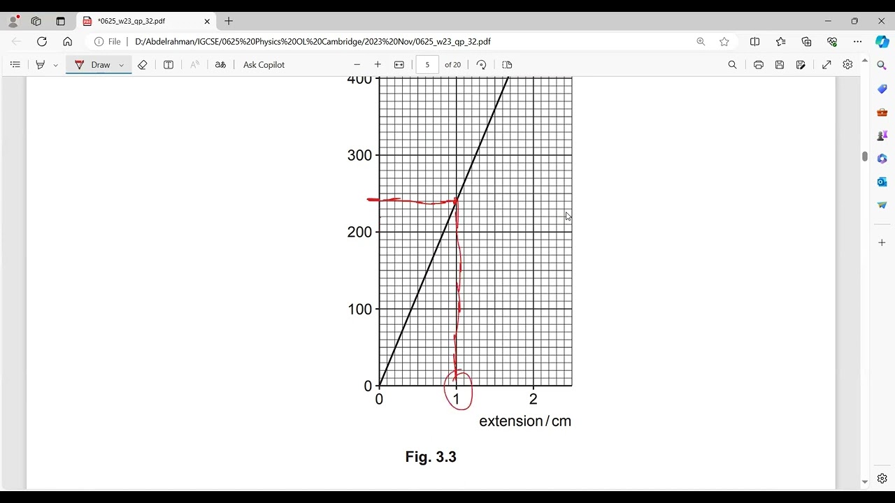 IGCSE Physics 0625/32/O/N/23
