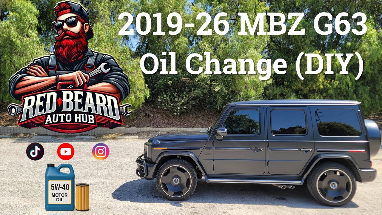 2024 Mercedes G63 AMG Oil Change | How to Change Oil W463