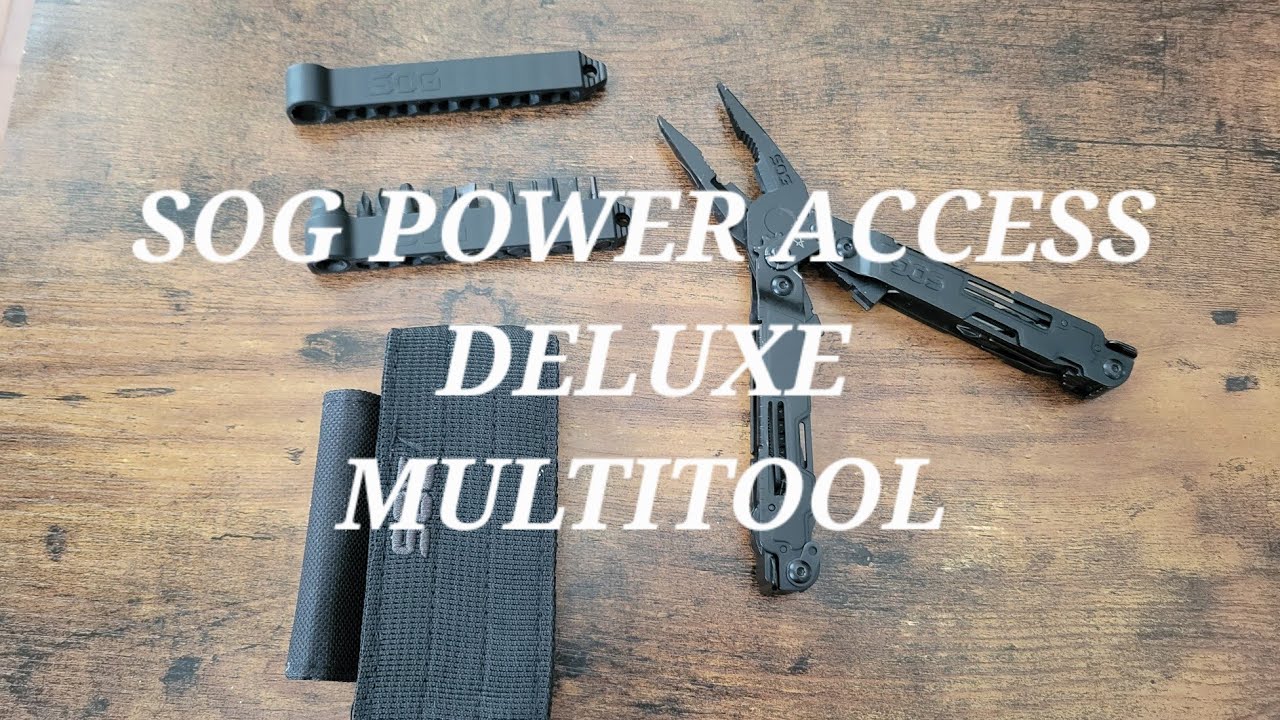 SOG Power Access Deluxe Multitool Overview - World's Best Multitool?