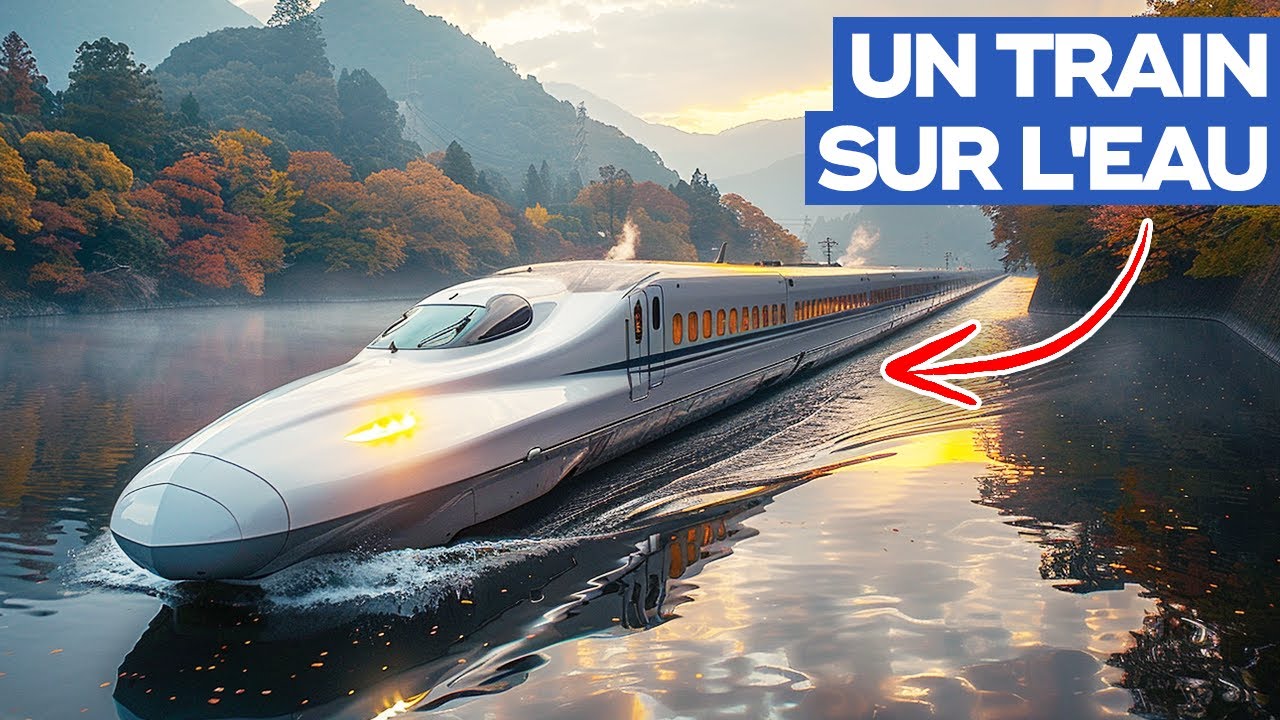La Chine Poss&egrave;de le Seul Train Sur l'eau au Monde