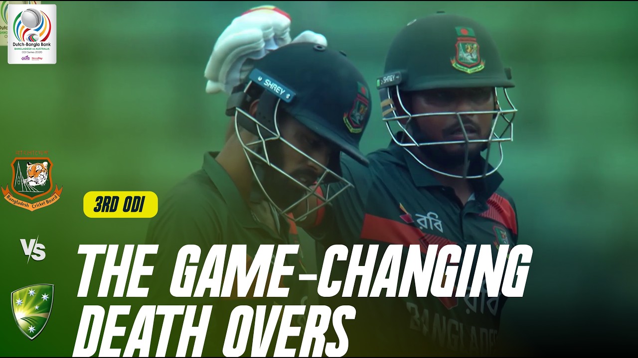 Wickets, Sixes & Chaos! | Bangladesh vs Australia | Match 03 | ODI Series 2026 | M9K1U