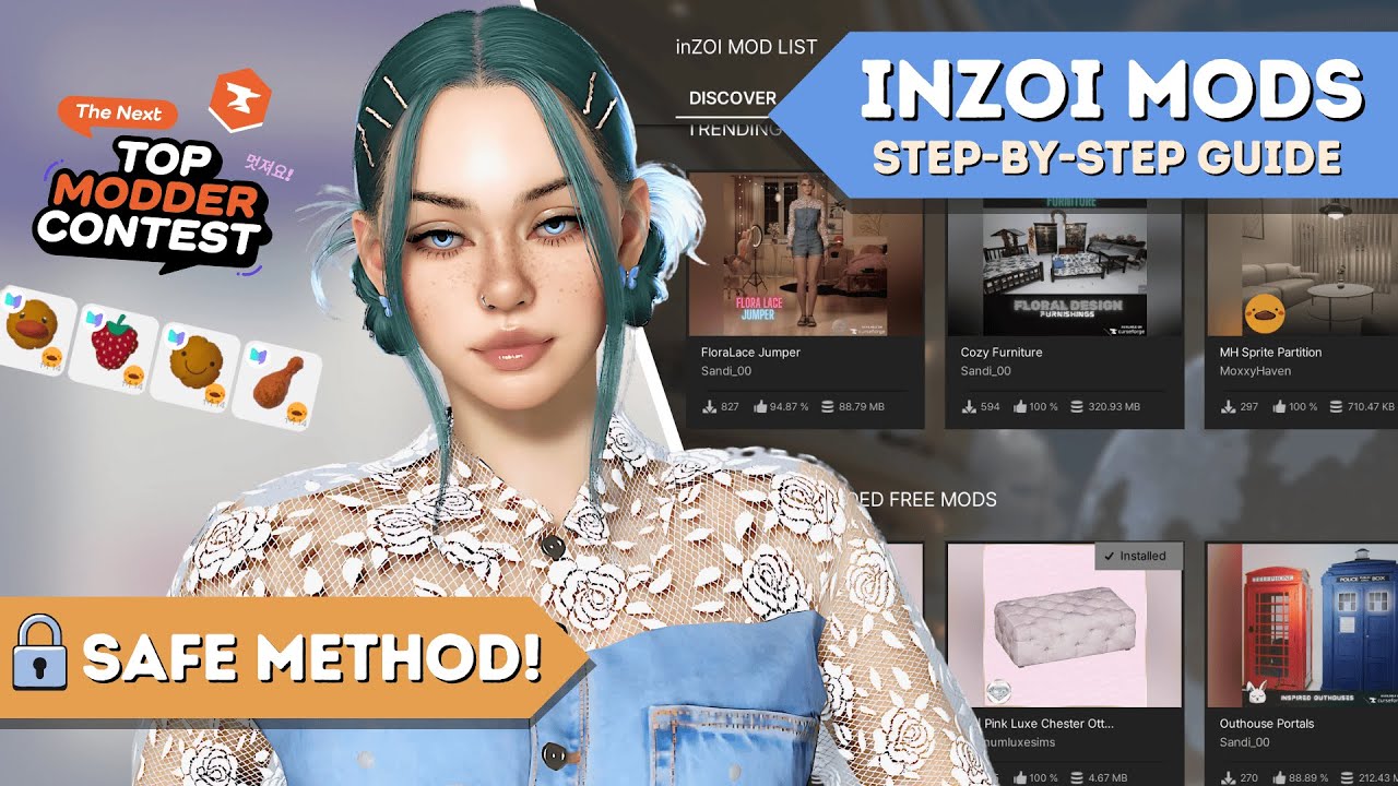 Устанавливайте моды inZOI БЕЗОПАСНО! 🛠️ + Сюрприз: уютная сборка!