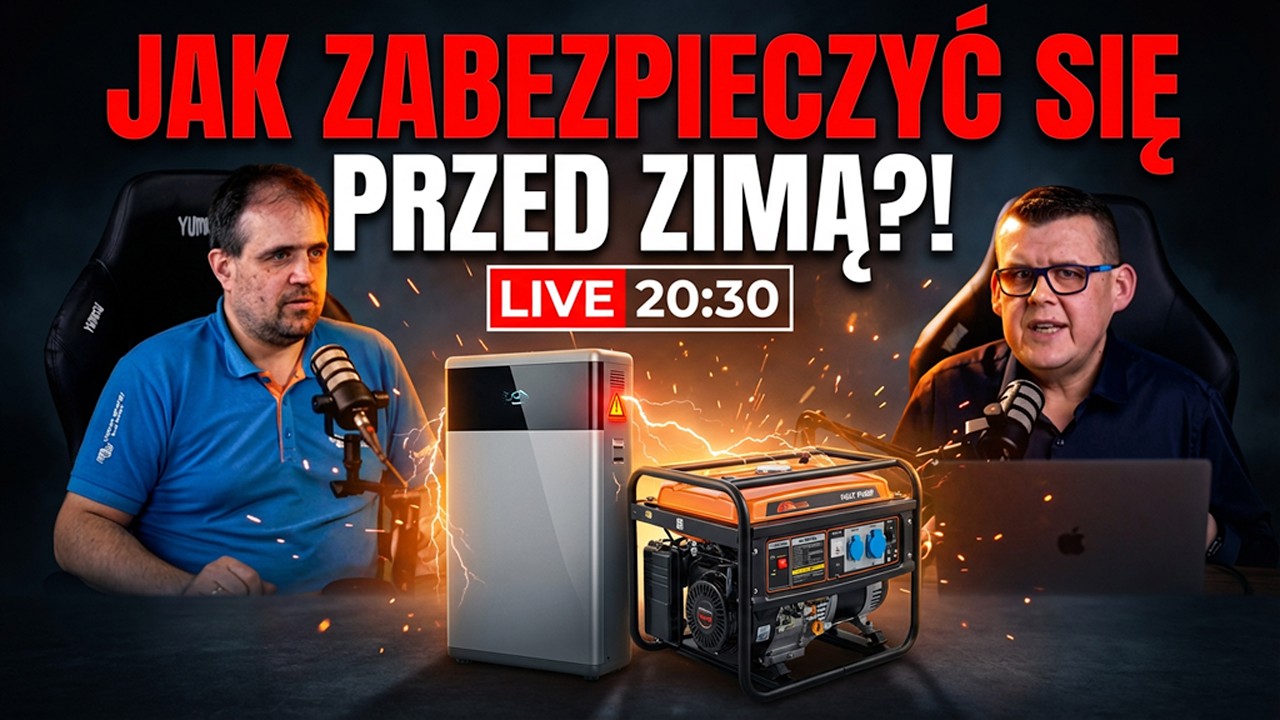 JAK ZABEZPIECZYĆ SIĘ PRZED ZIMĄ?! AGREGAT DO POMPY CIEPŁA... ⛔LIVE - 20:30⛔POMPA CIEPŁA i PV