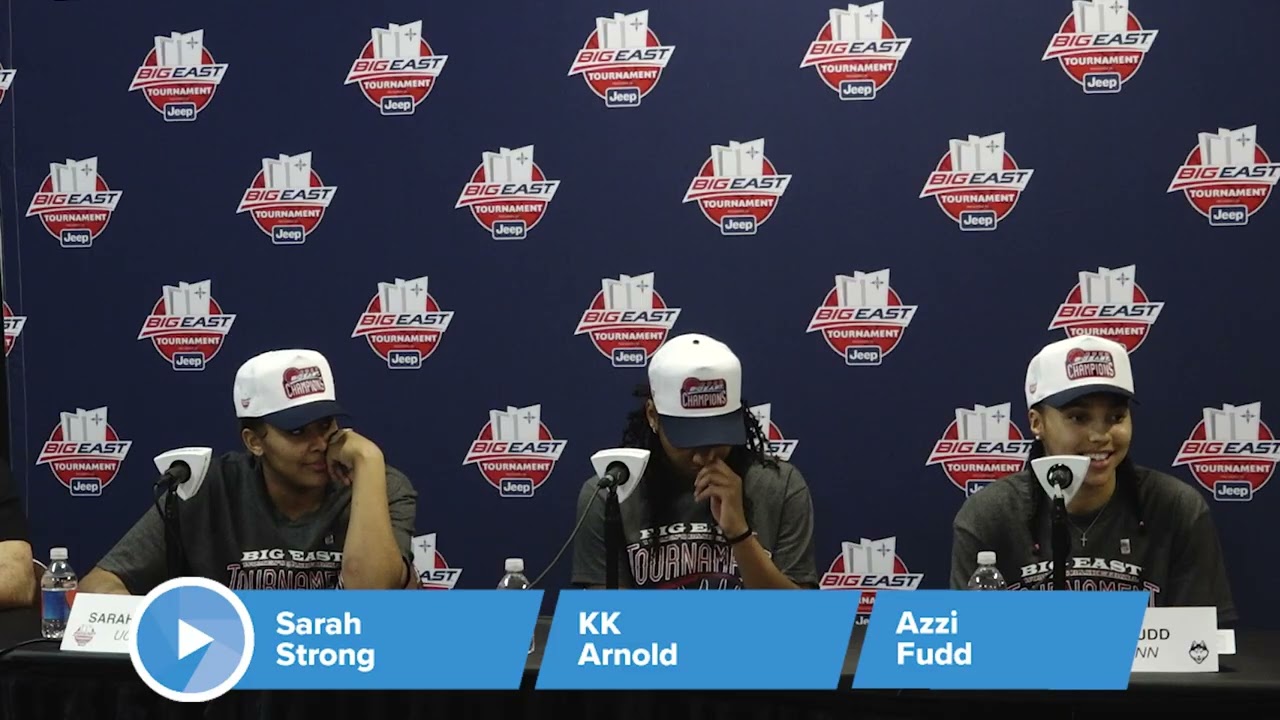 UConn Women's Basketball Big East Championship Student Athlete Postgame Press Conference