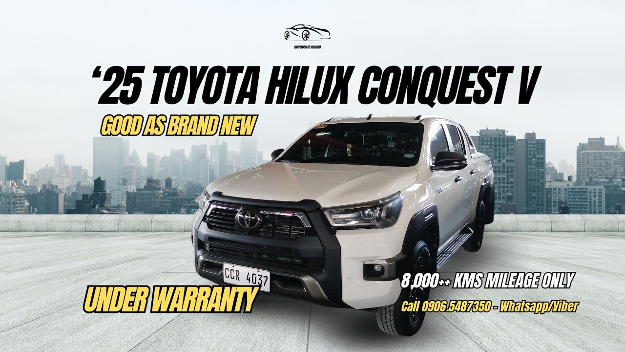 2025 Hilux Conquest V 4x2 Walkaround | Used Cars for Sale Philippines