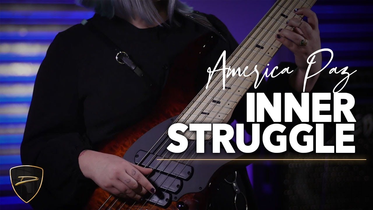 America Paz - Inner Struggle (bass playthrough)