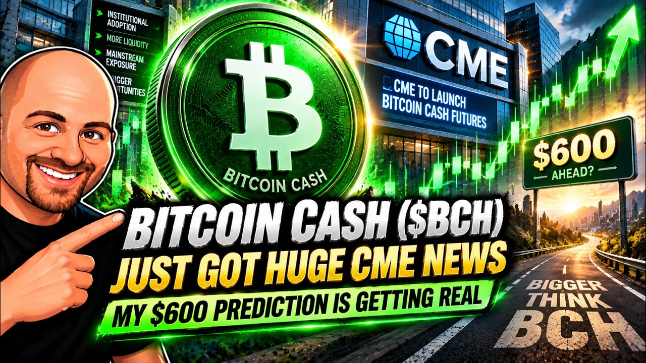 Bitcoin Cash ($BCH) получил ВАЖНЫЕ новости от CME &mdash; Мой прогноз в $600 становится РЕАЛЬНОСТЬЮ 👀