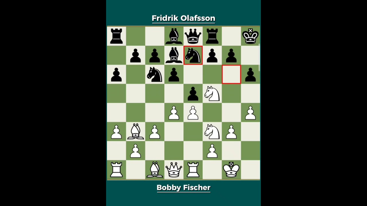 Bobby Fischer vs Fridrik Olafsson ◉ Candidates Tournament 1959 | Fischer vs Iceland’s Champion