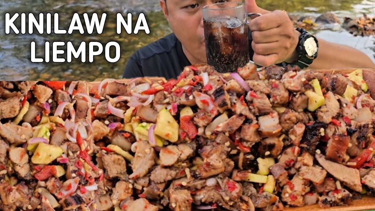 KINILAW NA LIEMPO | OUTDOOR COOKING | MUKBANG PHILIPPINES
