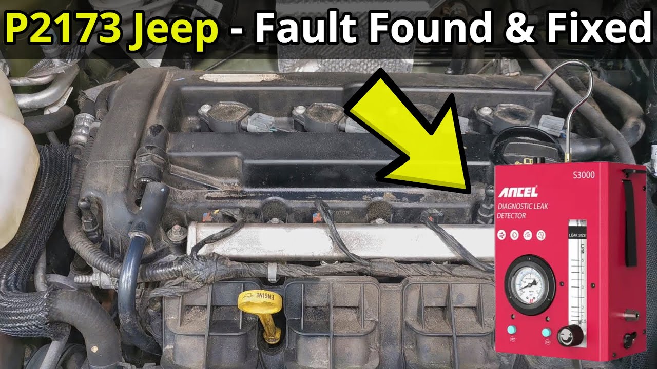 P2173 Jeep - High Air Flow/Vacuum Leak Detected - Problem Fixed - How To DIY