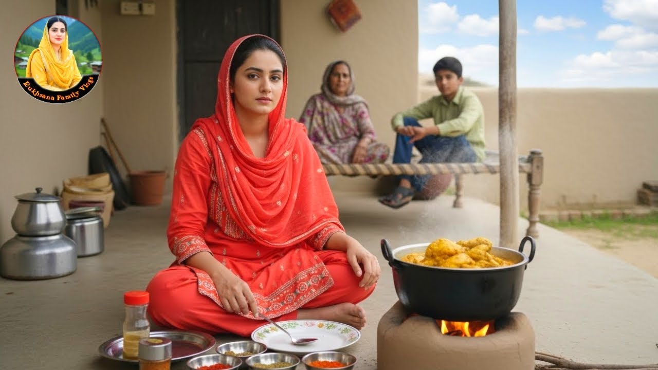 Gaon Ke Andaz Mein Dum Pukht Chicken 🍗 Rukhsana Ka Sada Village Cooking Vlog#rukhsanavlogs 