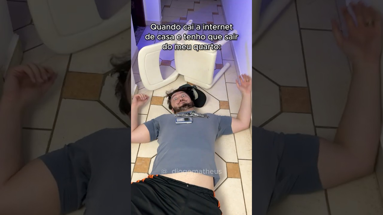 QUANDO CAI A INTERNET DE CASA! 😂