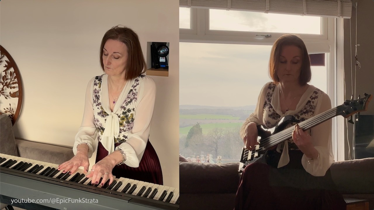 Fretless bass newbie takes on Take On Me - Aha (cover)