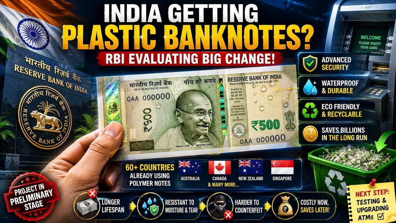 RBI Plastic Currency Plan? India&rsquo;s New Polymer Notes Explained 🇮🇳