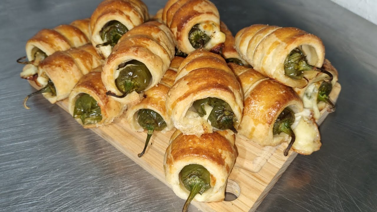 La mejor combinacion Jalapeños con Hojaldre