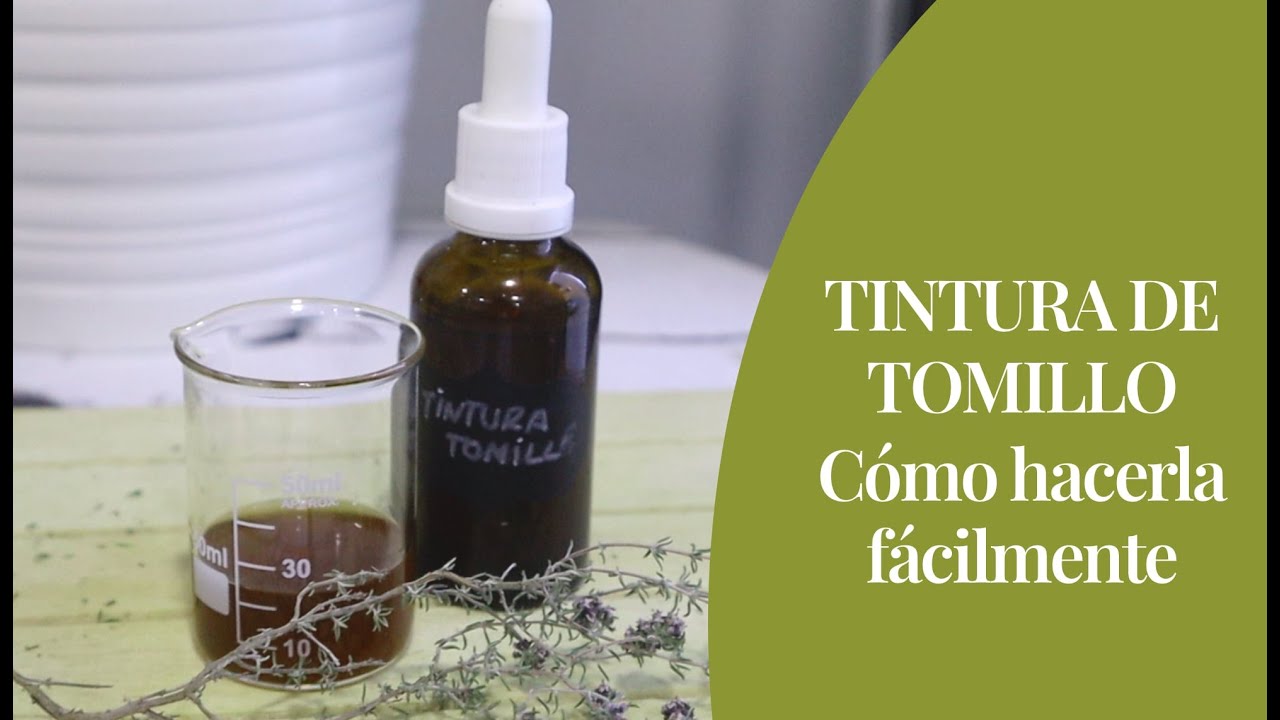 Tintura de tomillo con vodka. Aprende a prepararla f&aacute;cilmente.