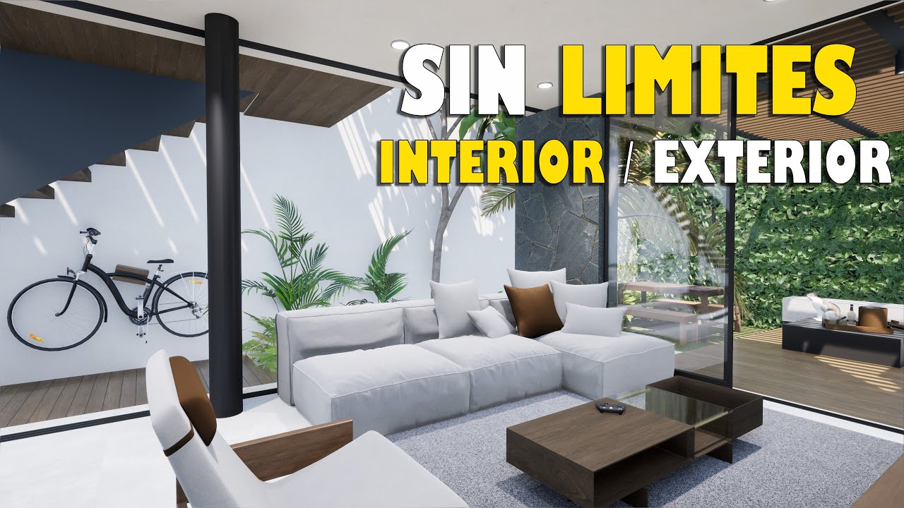 una casa SIN LIMITES entre interior y exterior en solo 6 METROS de ANCHO!!!