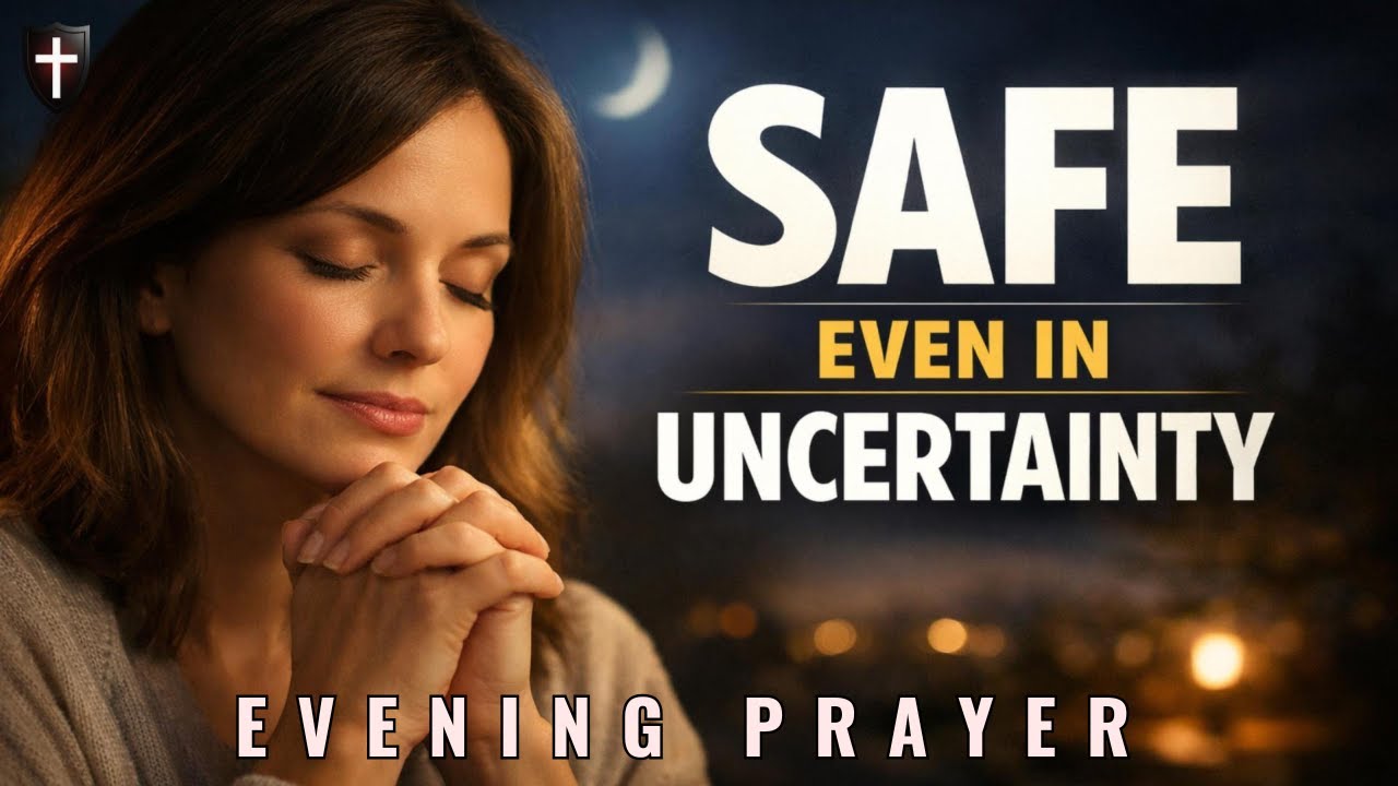 Lord, I place my uncertain heart safely in Your care tonight | Evening Prayer