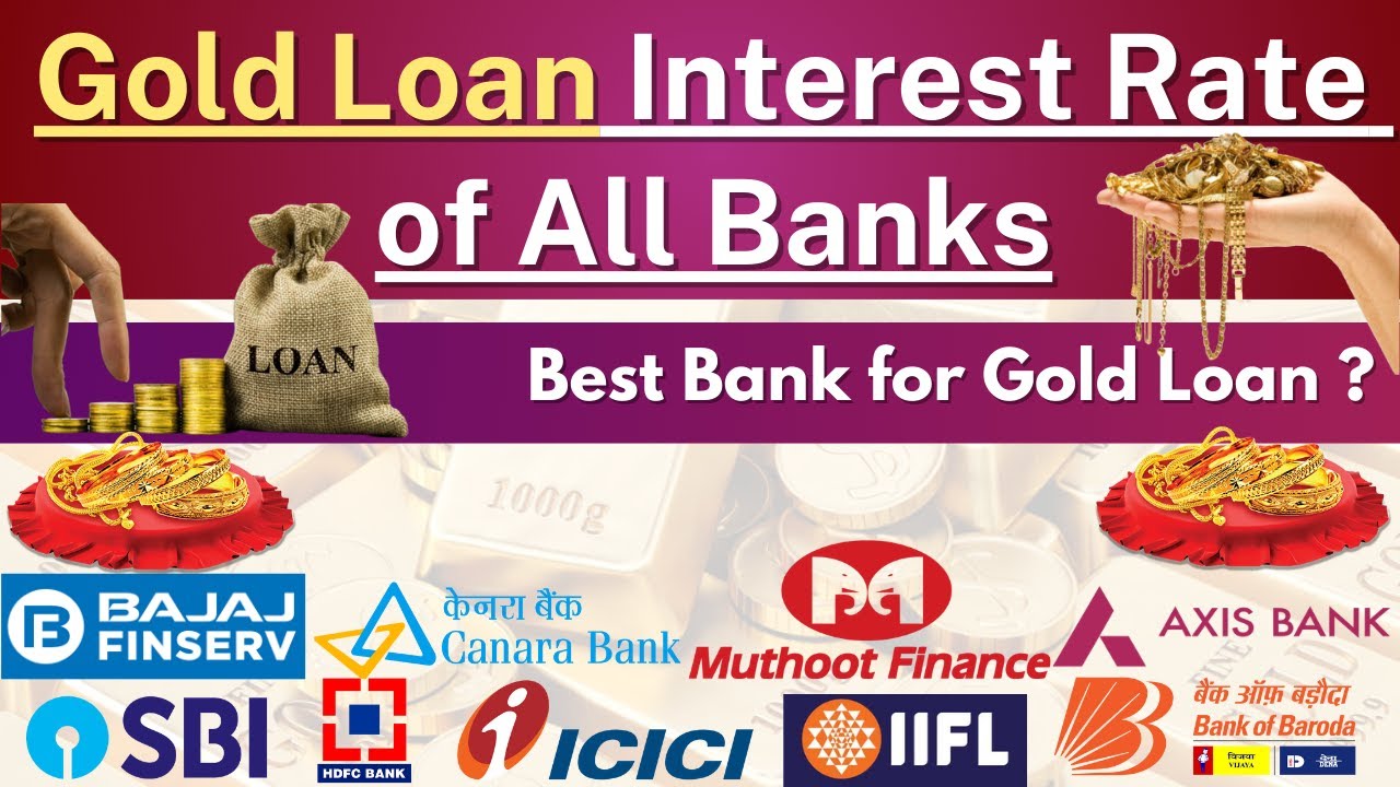 Best Gold Loan Bank in India | Gold Loan Interest Rate in all Banks | SBI, HDFC, BOB, Muthoot, IIFL