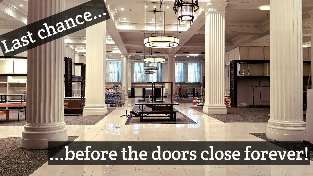The Final Hours of Macy's in the Wanamaker Building - Philadelphia, PA