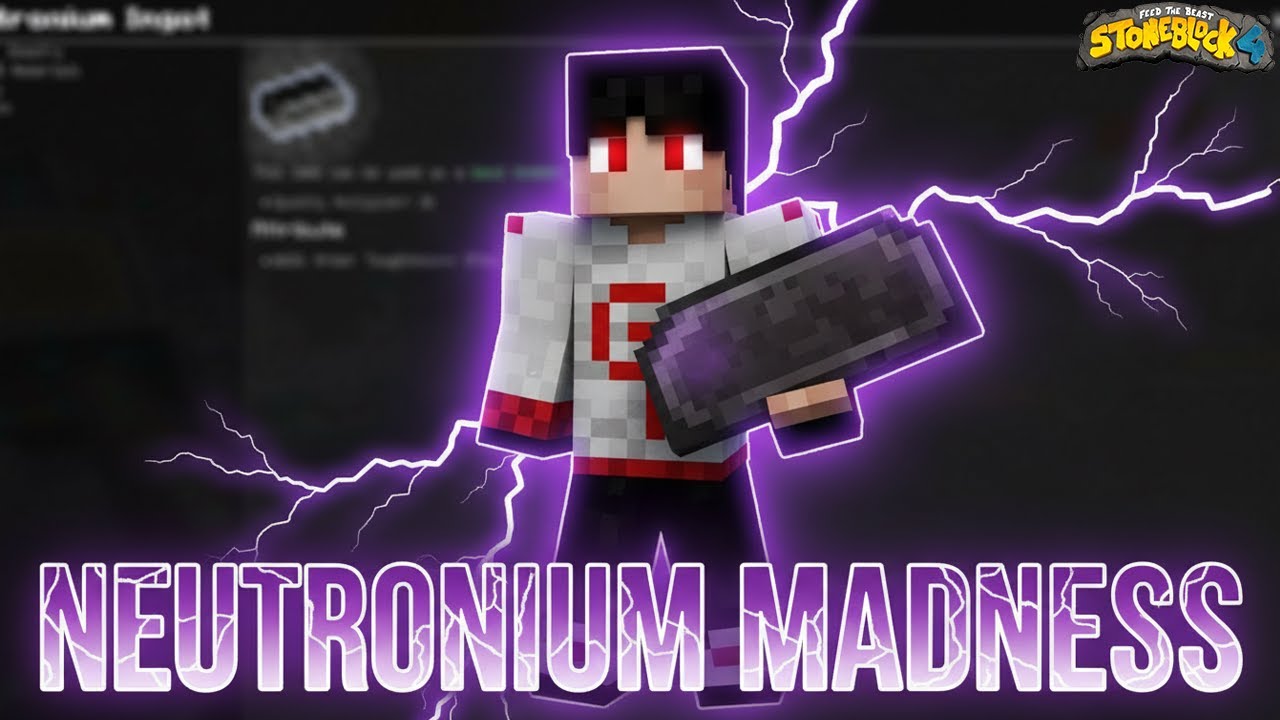 🔴 Minecraft StoneBlock 4 | Neutronium Madness: From Stone to Infinity Gear