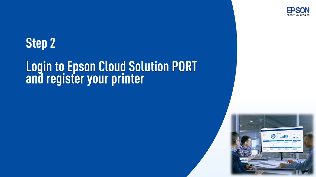 Epson Cloud Solution PORT - Registration Guide