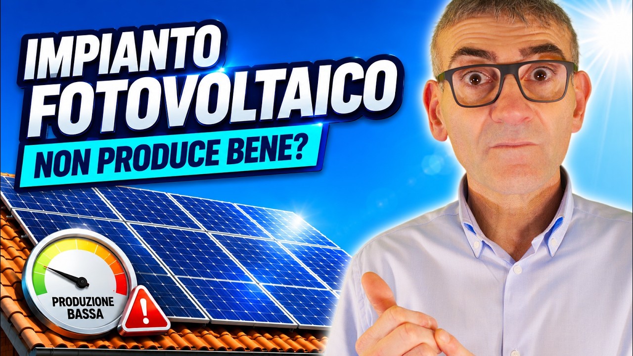 Impianto che non rende? Scopri il problema