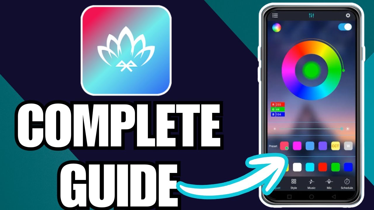 Руководство пользователя приложения Lotus Lantern (2026) - Как управлять функциями RGB-светодиодн...