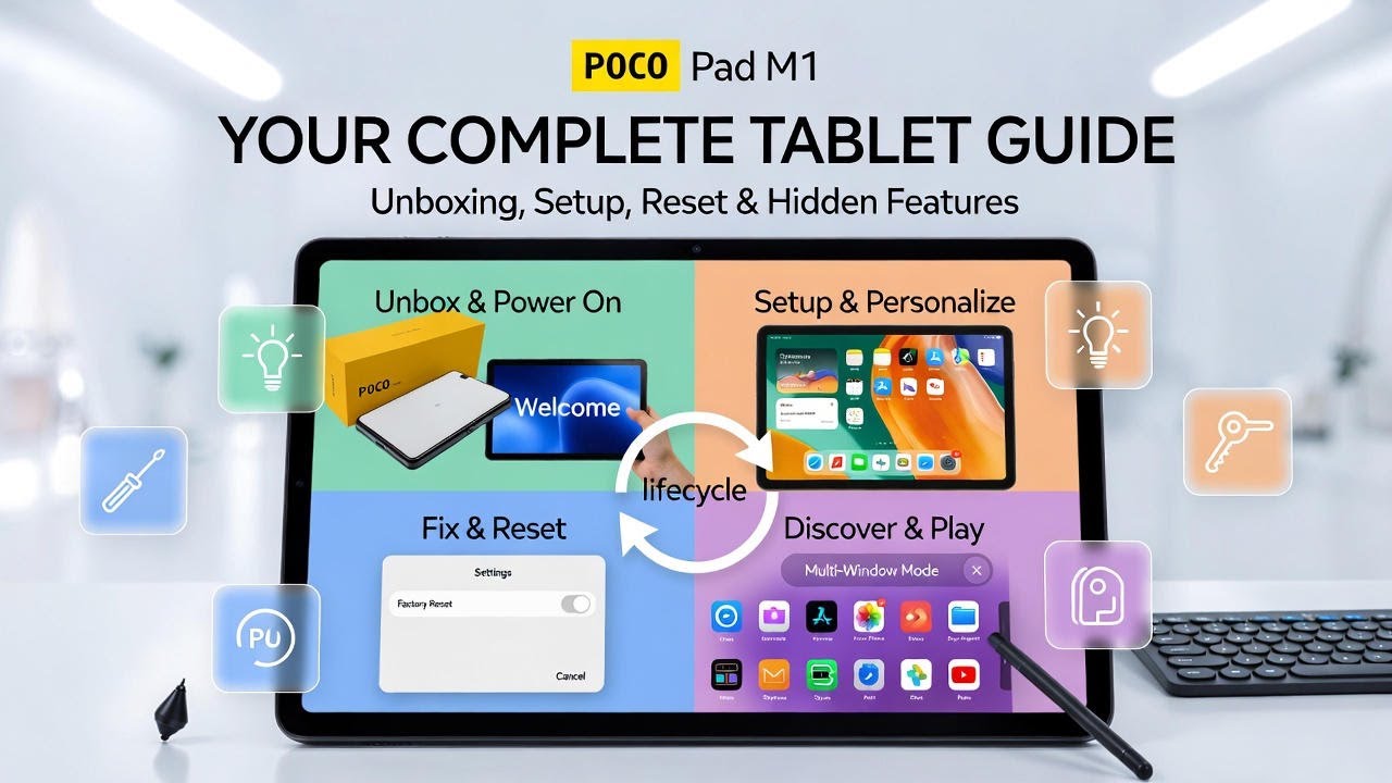 POCO Pad M1 &ndash; Unboxing, Setup, Reset, Tips & All Hidden Features