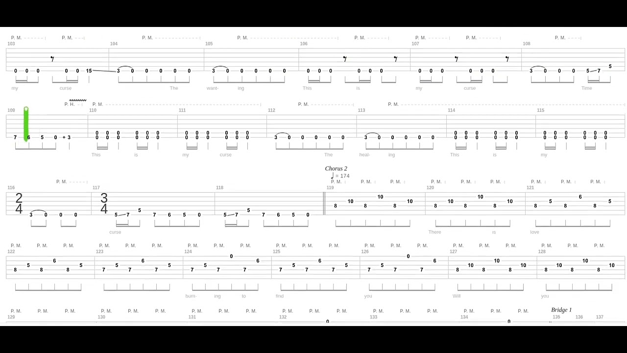 My Curse Tab by Killswitch Engage + Guitar only + Guitar tab